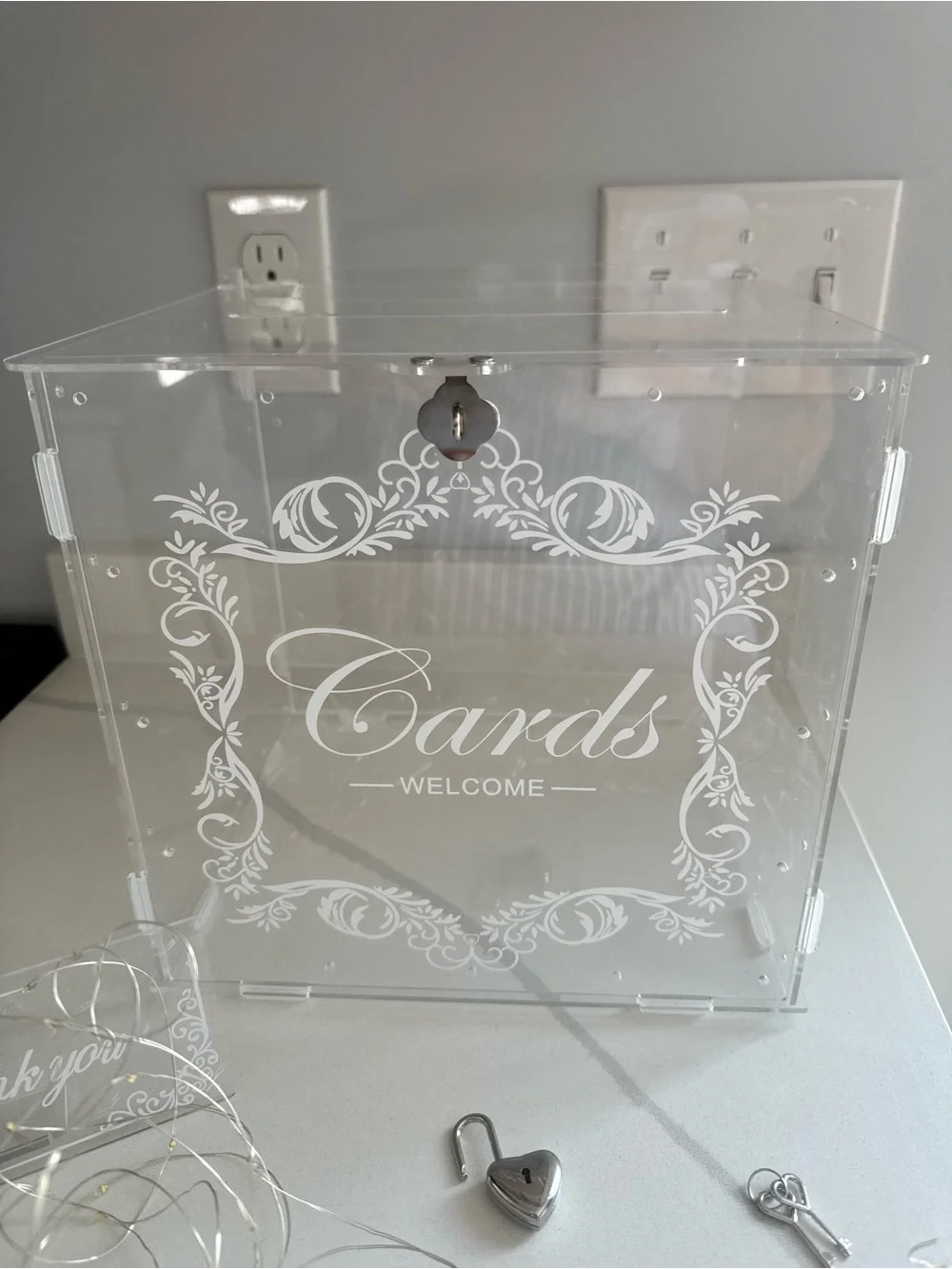 N/A clear acrylic